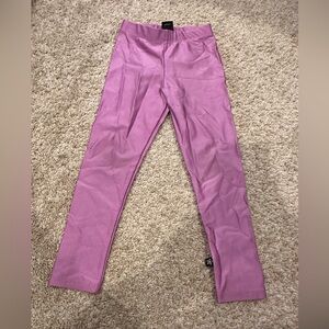 Designer- PixieLane High Shine Vibrant Pink Kids Leggings